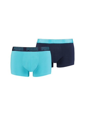 Puma Boxershorts PUMA BASIC TRUNK 2P in 005 - Aqua / Blue