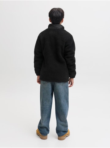 JACK & JONES Junior Teddyjacke Übergangsjacke Jjesoho in black