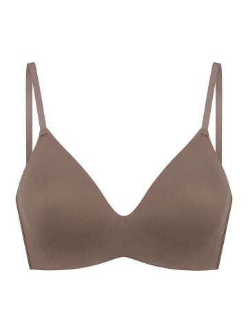 Schiesser Bügelloser BH Invisible Soft in Taupe