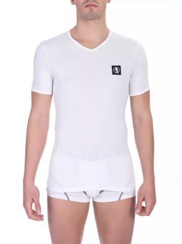 Bikkembergs Weiß Baumwolle Herren T-Shirt