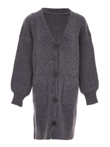 RISA Damen Strickjacke in Dunkelgrau