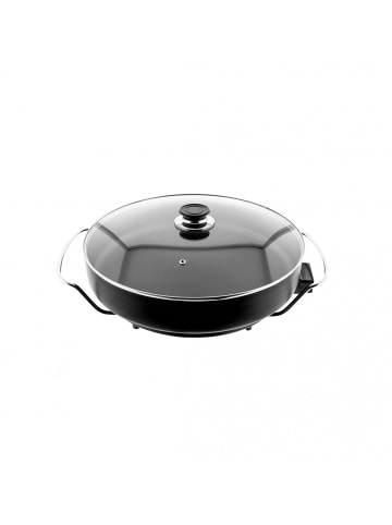 COFI 1453 Elektrische Multifunktionspfanne Pizzapfanne 40 x 7 cm in Schwarz