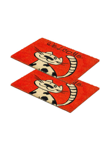 Astra Fußmatte COCO STYLE 2ER SET 2 in Terracotta