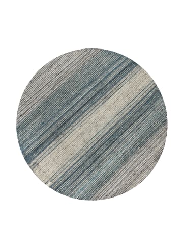 Wecon Home Kurzflorteppich Hamptons TWENTYFOUR in grau blau, meliert