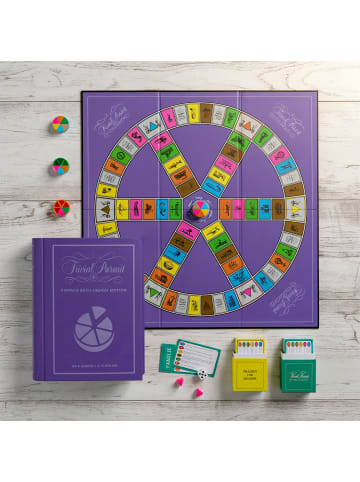Gomazing Brettspiel Trivial Pursuit - Vintage Buch-Design Edition in lila