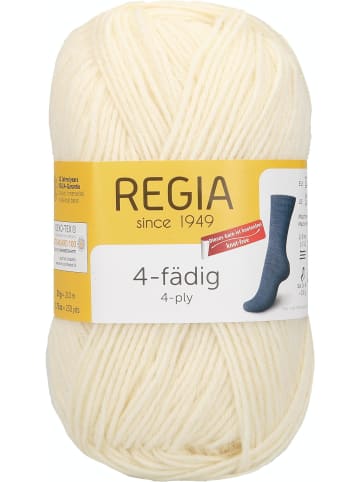 Regia Handstrickgarne 4-fädig Uni, 50g in Nautral