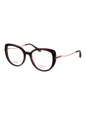 Ana Hickmann Frauen Optische Fassungen Rund Burgundisch