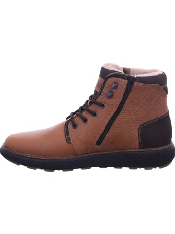 rieker Schnürstiefel in cognac/braun/moro