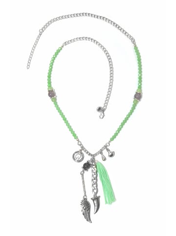 collezione alessandro Lange Kette " Greta " in grün