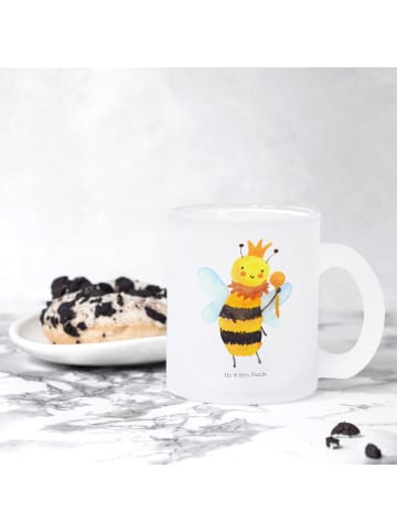 Mr. & Mrs. Panda Glas Biene König ohne Spruch in Transparent