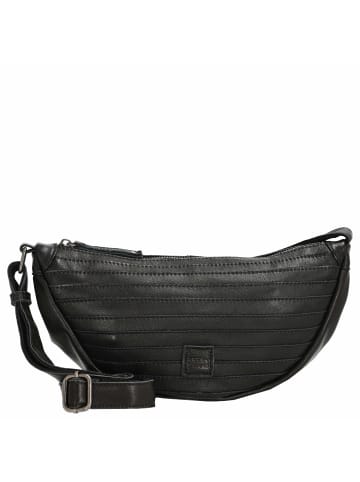 FREDs BRUDER Layer Halfmoon Bag - Umhängetasche 31 cm (black) in schwarz