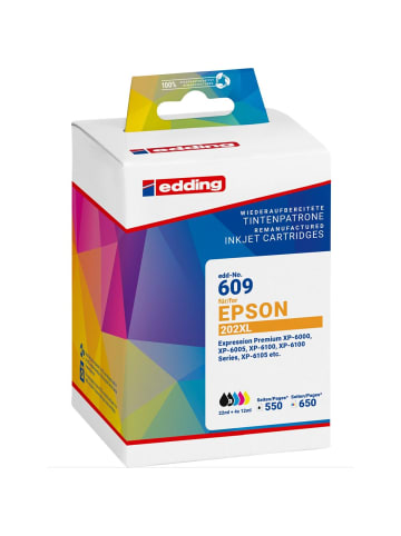 edding Druckerpatrone ersetzt Epson 202XL Multipack