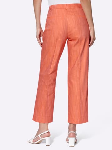 Heine Hose in orange-champagner-meliert
