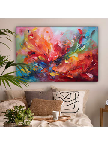 MuchoWow Leinwand Bilder Abstrakte Farbexplosion