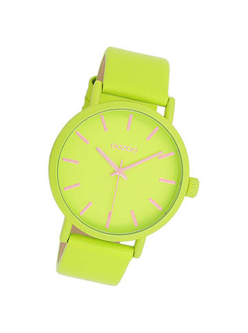 Oozoo Analog-Armbanduhr Oozoo Timepieces grün groß (ca. 42mm)