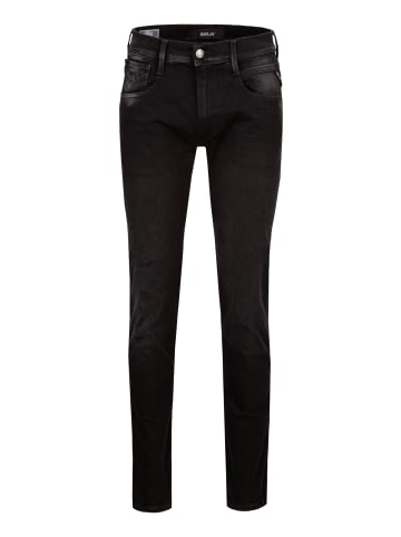Replay Slim-fit-Jeans 11.5 Oz Recycled Hyperflex Stretch Denim in schwarz