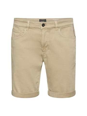 Camel Active fleXXXactive® Bermuda Shorts mit Reißverschluss in Beige
