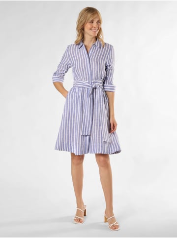 Ambiance Kleid in blau weiß - 0001