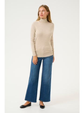Kaffe Rollkragen Astrid Slim fit in Feather Gray Melange