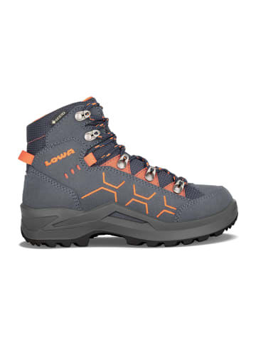 LOWA Outdoorschuh in stahlblau/orange