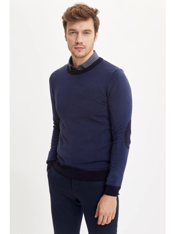 DeFacto Pullover SLIM FIT in Marineblau