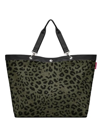 Reisenthel XL - Shopper 65 cm (smiley leo blush) in teddy leo olive