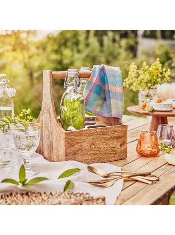 Butlers Flasche SWING mit Bügelverschluß 6er-Set in Durchscheinend