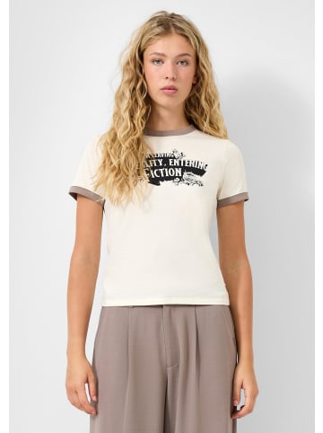 QS T-Shirt in 03D0_creme