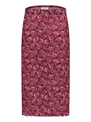CARTOON Midirock mit Gummizug in Camel/Rosé