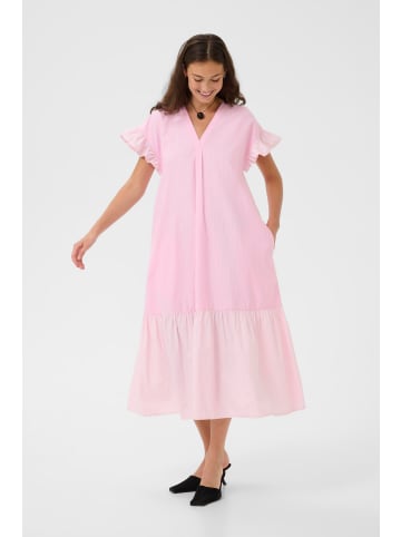 CULTURE Kleid CUcia A-shape in Pink Stripe Mix