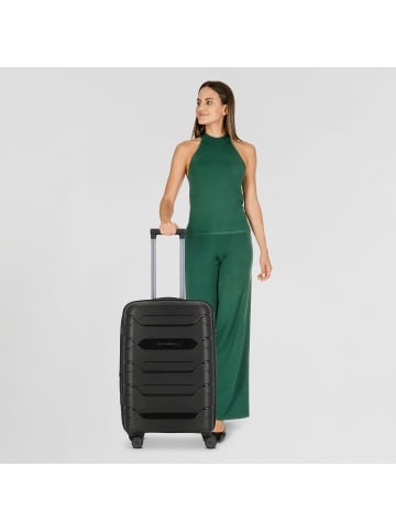 Polestream Strz by Asteroid 4 Rollen Trolley M 64 cm mit Dehnfalte in black