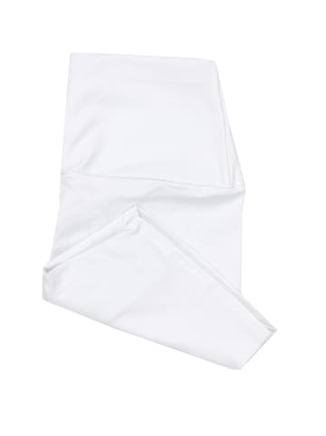 Alkato Alkato Damen Sport Shorts mit Hohem Bund in weiß