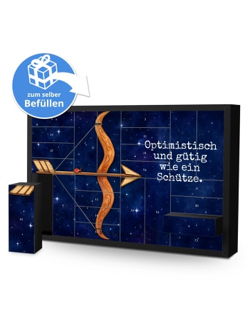 Mr. & Mrs. Panda Adventskalender Sternzeichen Schütze Design mit... in Weiß