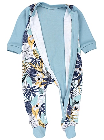 TupTam Baby Unisex Schlafstrampler mit Fuß 3er Pack in mint