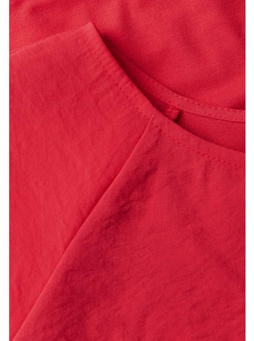 Street One Shirt mit Tunnelzug in Rot