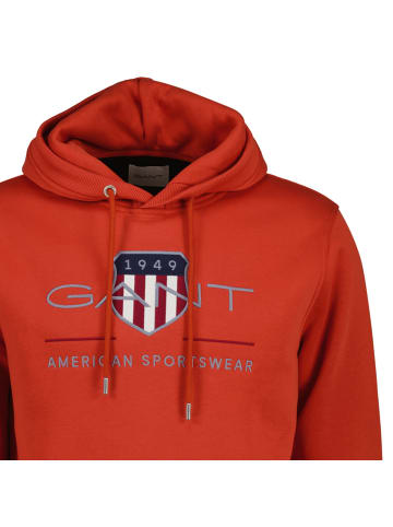 Gant Sweatshirt in Rot (Maple Fire)