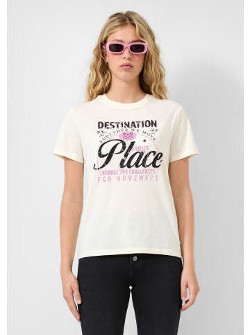 QS T-Shirt in 03D0_creme