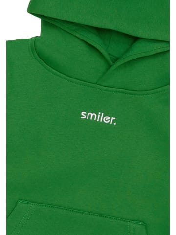 smiler. Sweatshirtkapuzenpul mini-buddy. in gruen