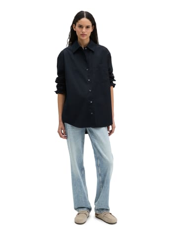 Marc O'Polo Boyfriend-Bluse relaxed in Thunder Blue