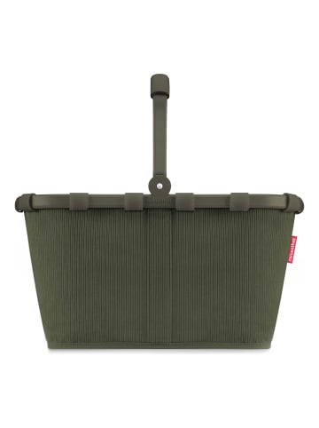 Carrybag Shopper Tasche 48 cm cord dark matcha