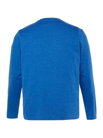Men Plus Kurzarm T-Shirt in königsblau