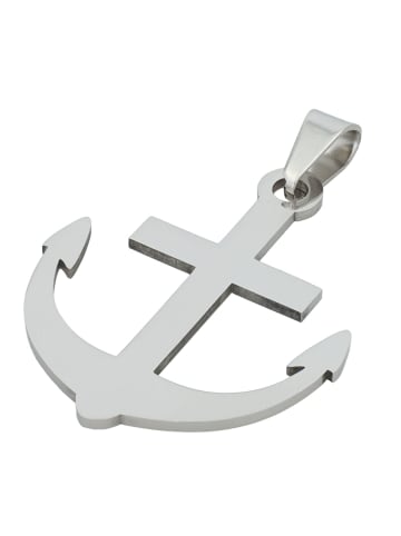 Adeliás Unisex Anhänger aus Edelstahl in silber