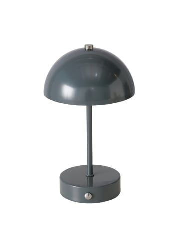 Boltze Nachttischlampe in grau