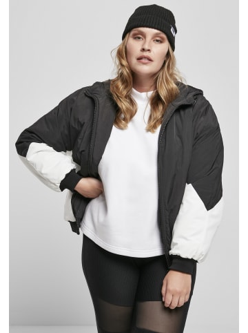 Urban Classics Urban Classics Frauen Ladies Padded 2-Tone Batwing Jacket in black/white