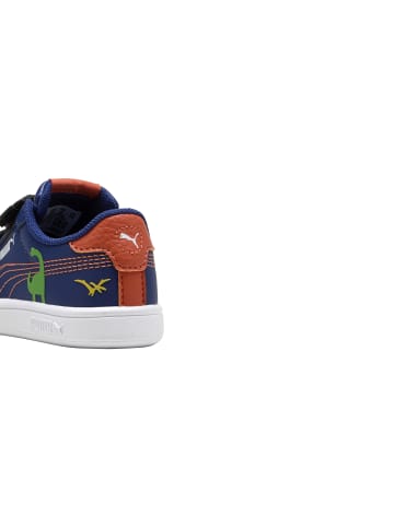 Puma Niedrige Sneakers mit Klettverschluss Smash Dino Grün
