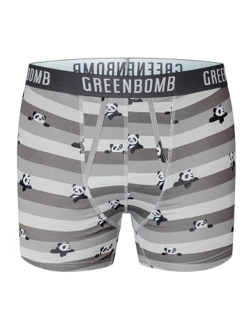GreenBomb Trunk Animal Panda Stripes in Mix