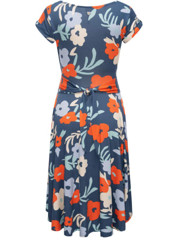 ragwear Sommerkleid Yvone Flowers in Petrol