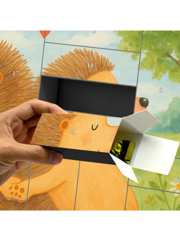 Mr. & Mrs. Panda Befüllbarer Adventskalender Igel händchenhalten... in Weiß