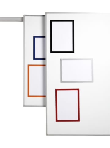 Durable Magnetrahmen Duraframe Magnetic A4 Packung mit 5 Stück schwarz