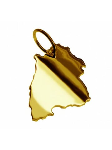 Schmuckador Anhänger der Landkarte Baden-Württemberg in massiv 333 Gelbgold in gold